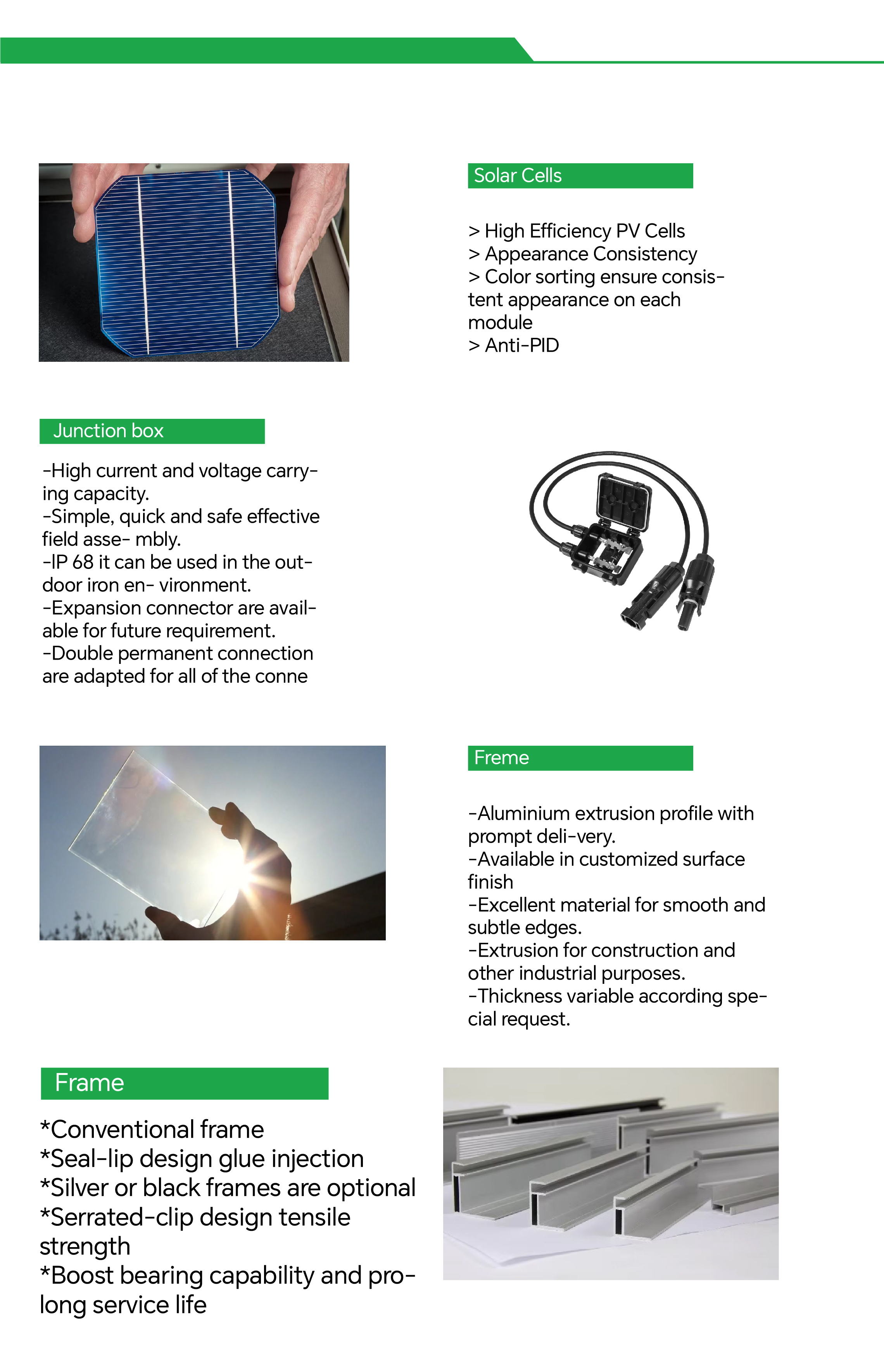 MORE SOLAR PANEL DETAILS